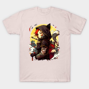 Cat Girl Ronin T-Shirt